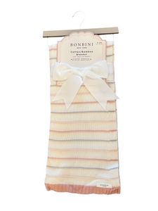 Bonbini New York Cotton/Bamboo Baby Blanket – 0-6 Months Pink