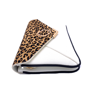 Darling and Company - Rowan Clutch in Leopard