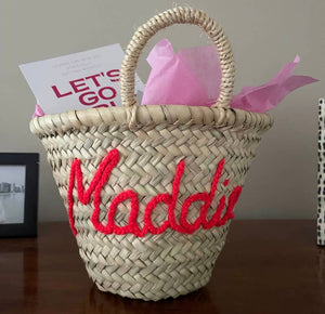 Mikwi - WHOLESALE PERSONALIZED BASKET, customized straw Beach bag