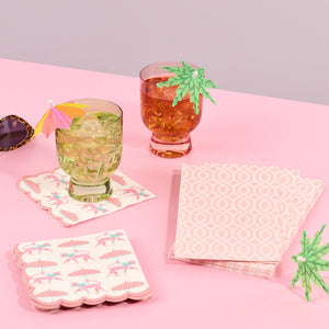 Leopard on Parade Scalloped Beverage Napkins - Thumbnail 3