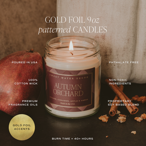 Sweet Water Decor - *NEW* Autumn Orchard 9 oz Soy Candle - Fall Decor