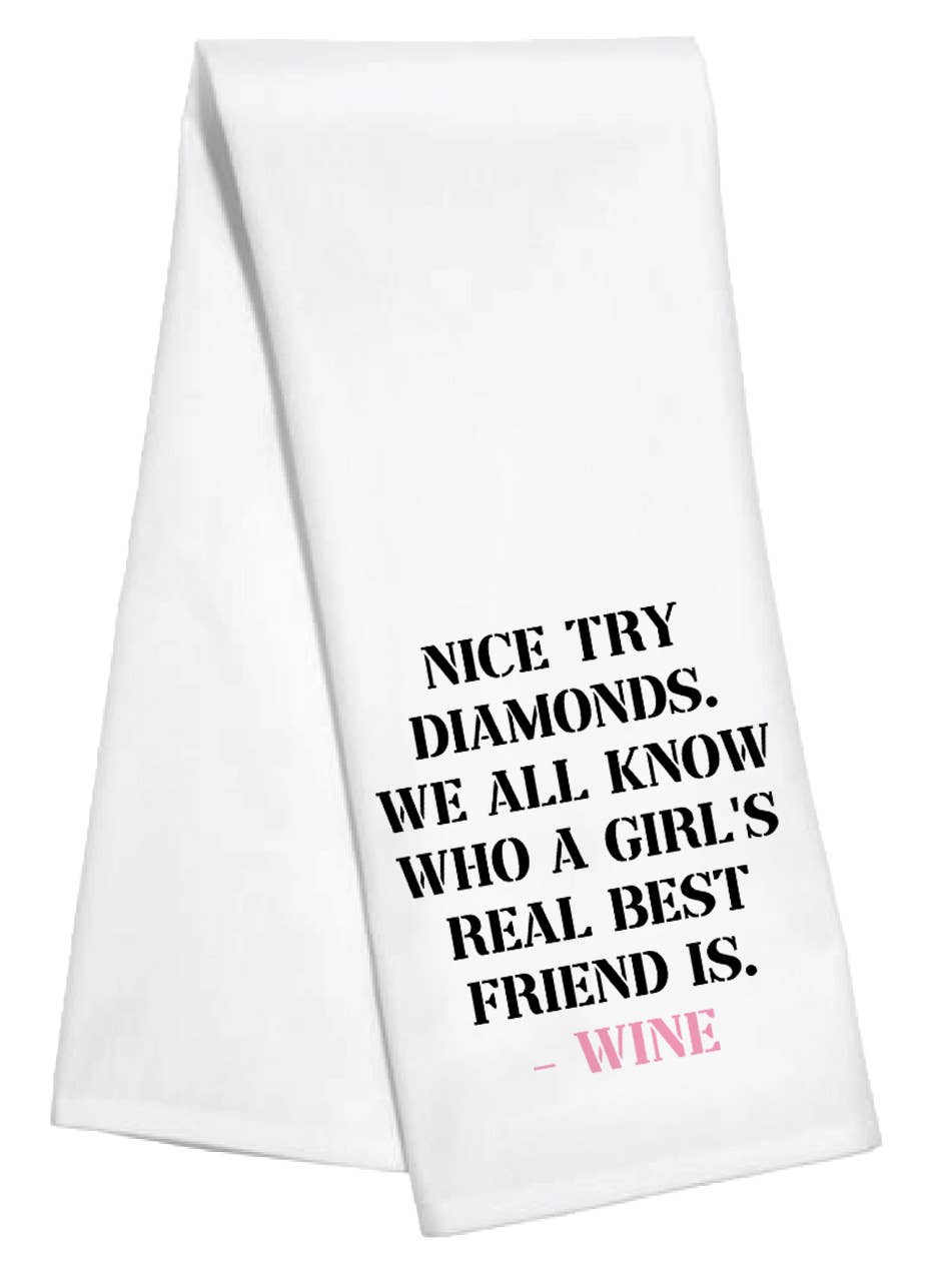 Toss Designs - Kitchen Towel - Nice Try Diamonds