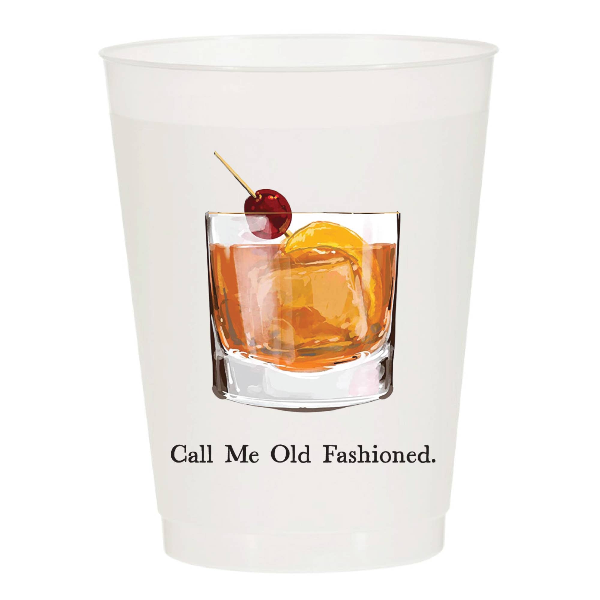 Sip Hip Hooray - Call Me Old Fashioned Frosted Cups - Father: Pack of 6