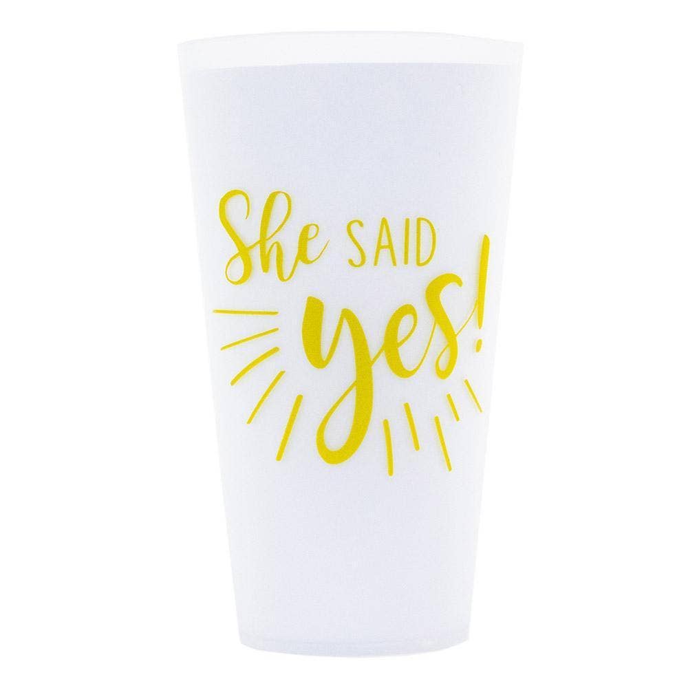 Mainstreet Collection - Bridal Versed Tumblers Set of 6: Best Day Ever