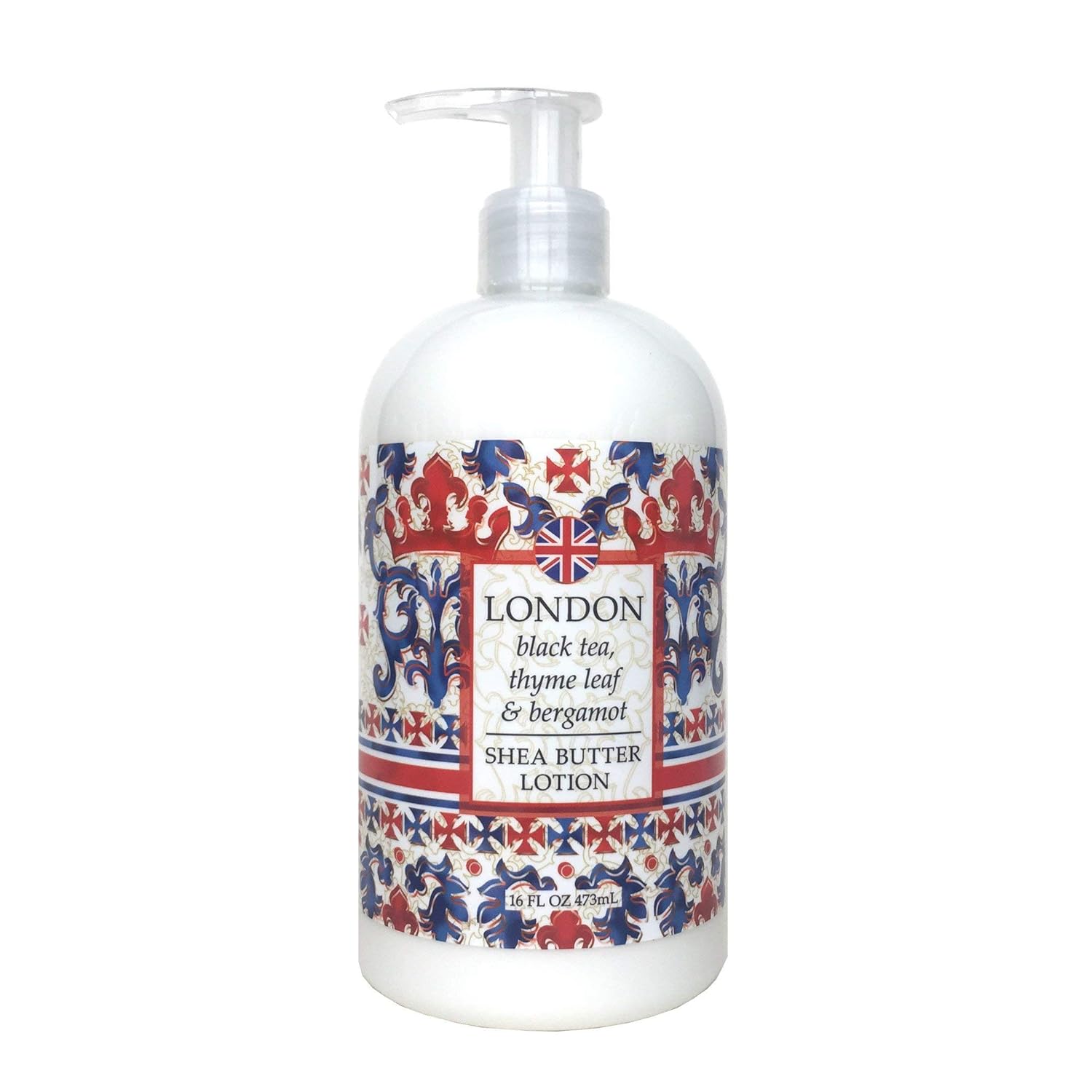 Greenwich Bay Trading Company London Shea Butter Lotion Black Tea, Thyme Leaf & Bergamot