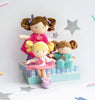 JoliJou Lollipop Girl’s Rag Doll 28cm | Soft Fabric Doll