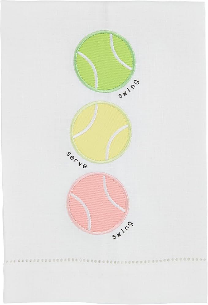 Mud Pie Triple Racket Tennis Towel