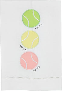 Mud Pie Triple Racket Tennis Towel