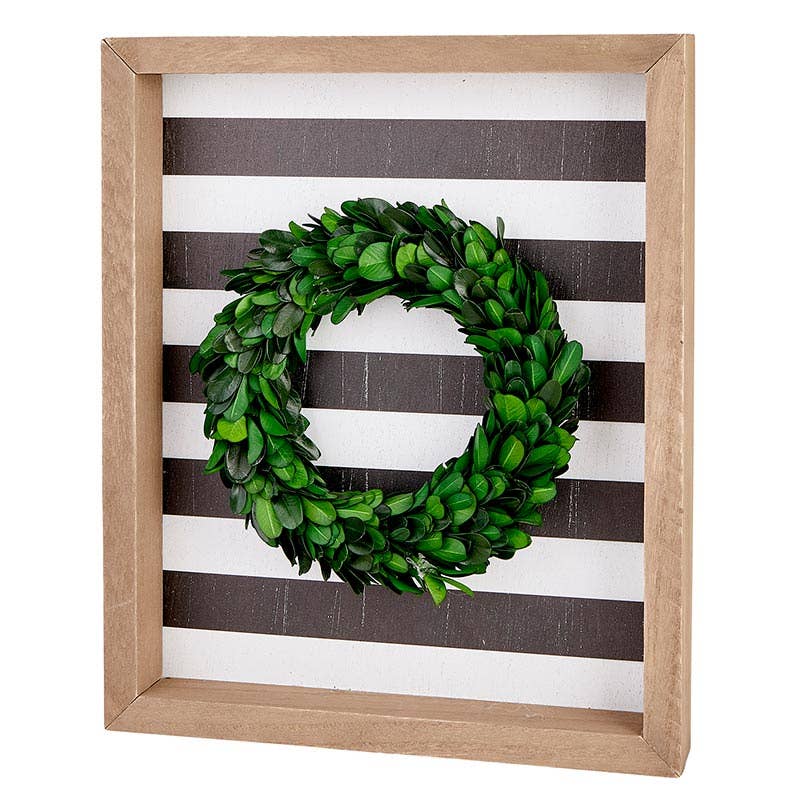 Framed Boxwood Wreath