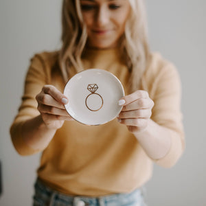 Sweet Water Decor - Engagement Ring Jewelry Dish - Home Decor & Gifts
