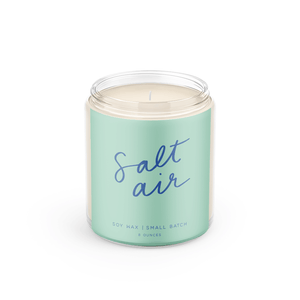 Poured Goods - Salt Air: 8 oz Soy Wax - Small Batch Candles