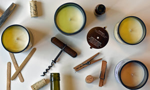Rescued Wine Candles Mimosa Candle - Thumbnail 5