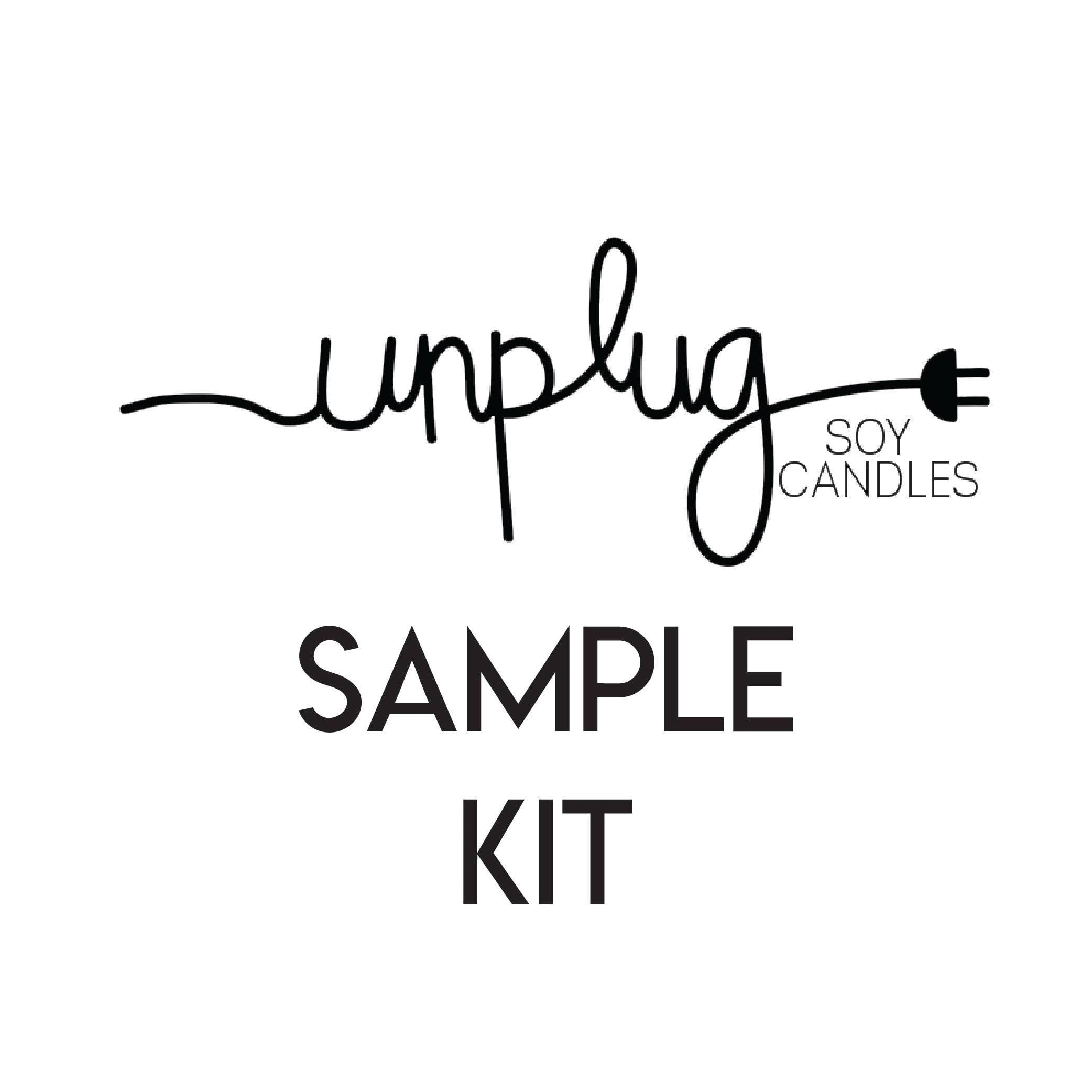 Unplug Soy Candles - Fragrance Discovery Kit- Scent Testers- Samples