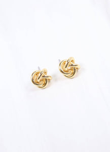 Caroline Hill - Sennett Knot Earring GOLD