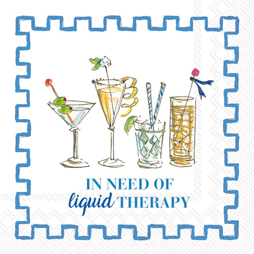 Rosanne Beck Liquid Therapy Cocktail Napkin - Thumbnail 3