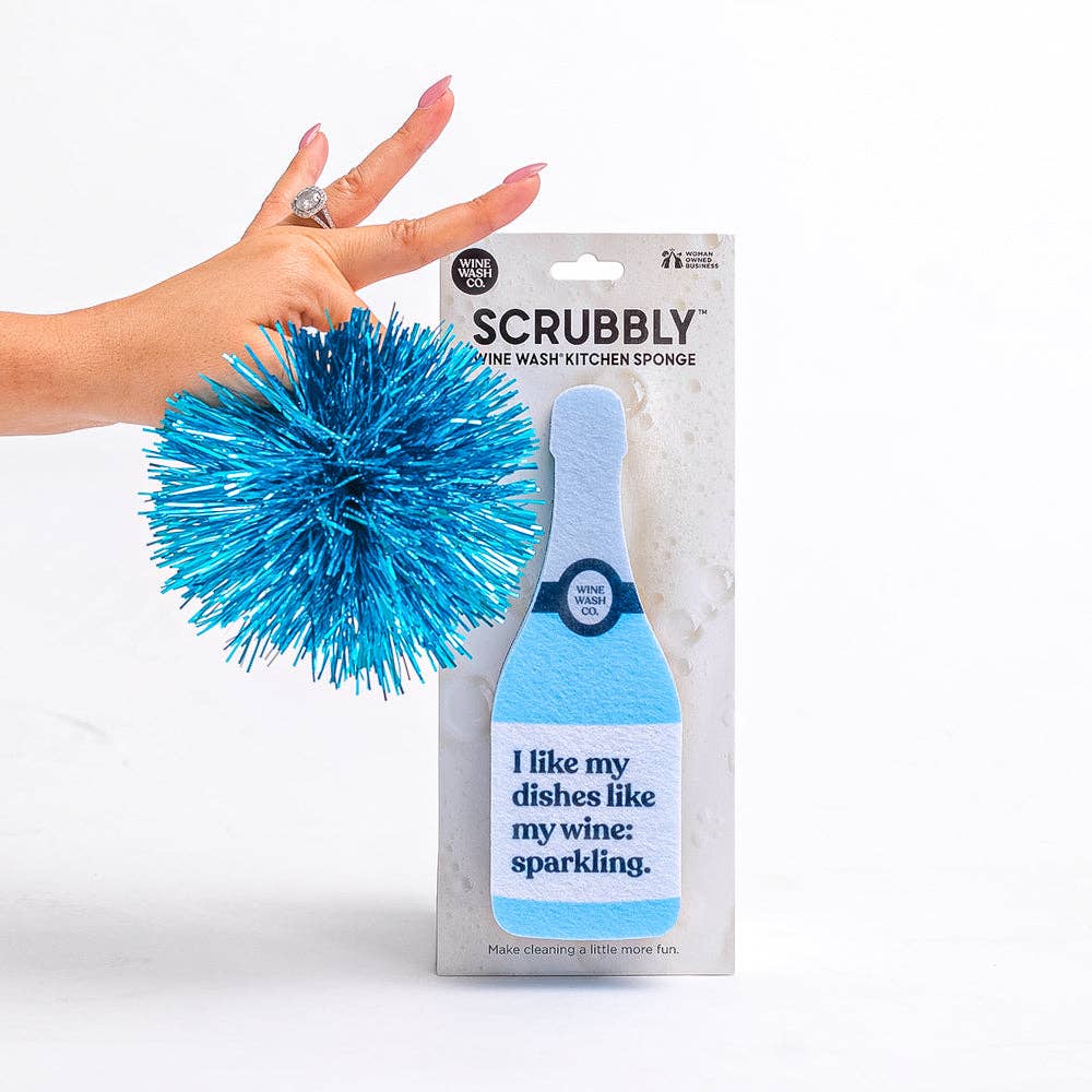 Wine Wash Co. - Scrubbly™ Sponge - Sparkling