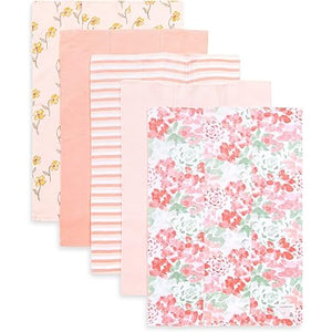 Burt’s Bees Baby Organic Cotton Burp Cloths – 5 Pack