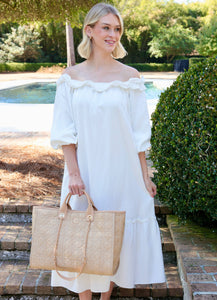Caroline Hill - Melissa Tote Bag Natural Quilted LQ: Default