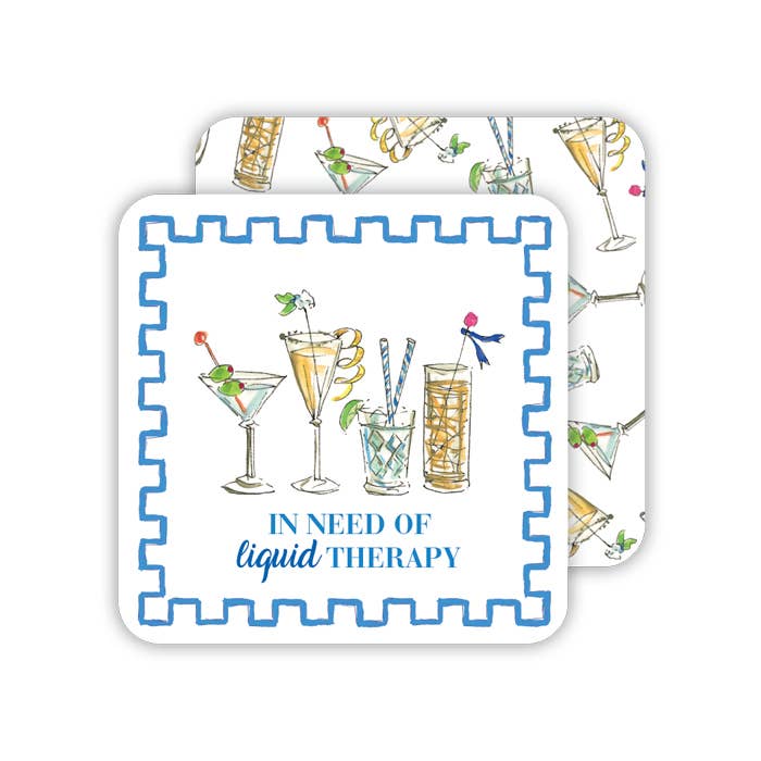 RosanneBeck Collections - In Need Of Liquid Therapy Paper Coaster
