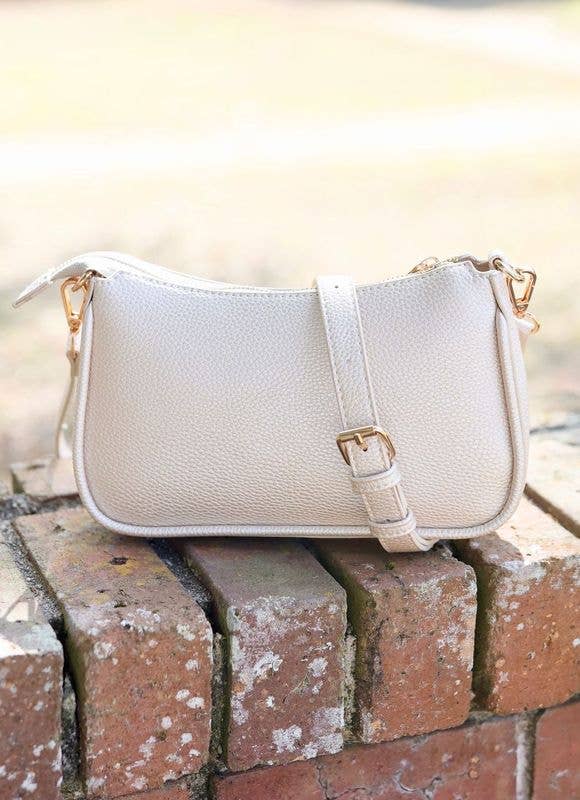 Caroline Hill - Joan Crossbody PEARL