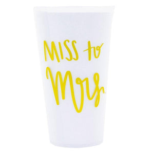 Mainstreet Collection - Bridal Versed Tumblers Set of 6: Best Day Ever