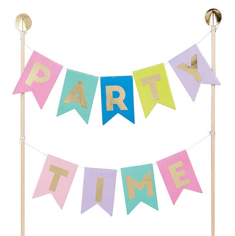 Angle - Garland Cake Topper - Party Time