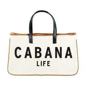 Angle - Canvas Tote - Cabana Life