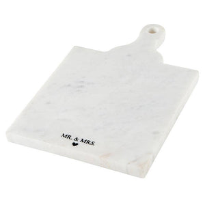 Santa Barbara Design Studio by Creative Brands - Marble Board with Handle - Mr. & Mrs.