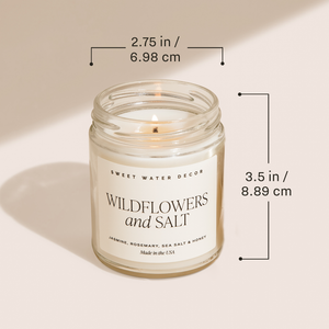 Sweet Water Decor - Salt and Sea 9 oz Soy Candle - Home Decor & Gifts