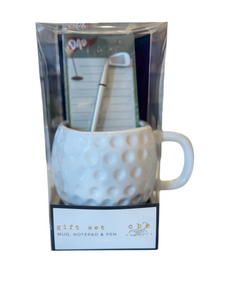 Dad Golf Gift Set- Mug, Notepad and Pen