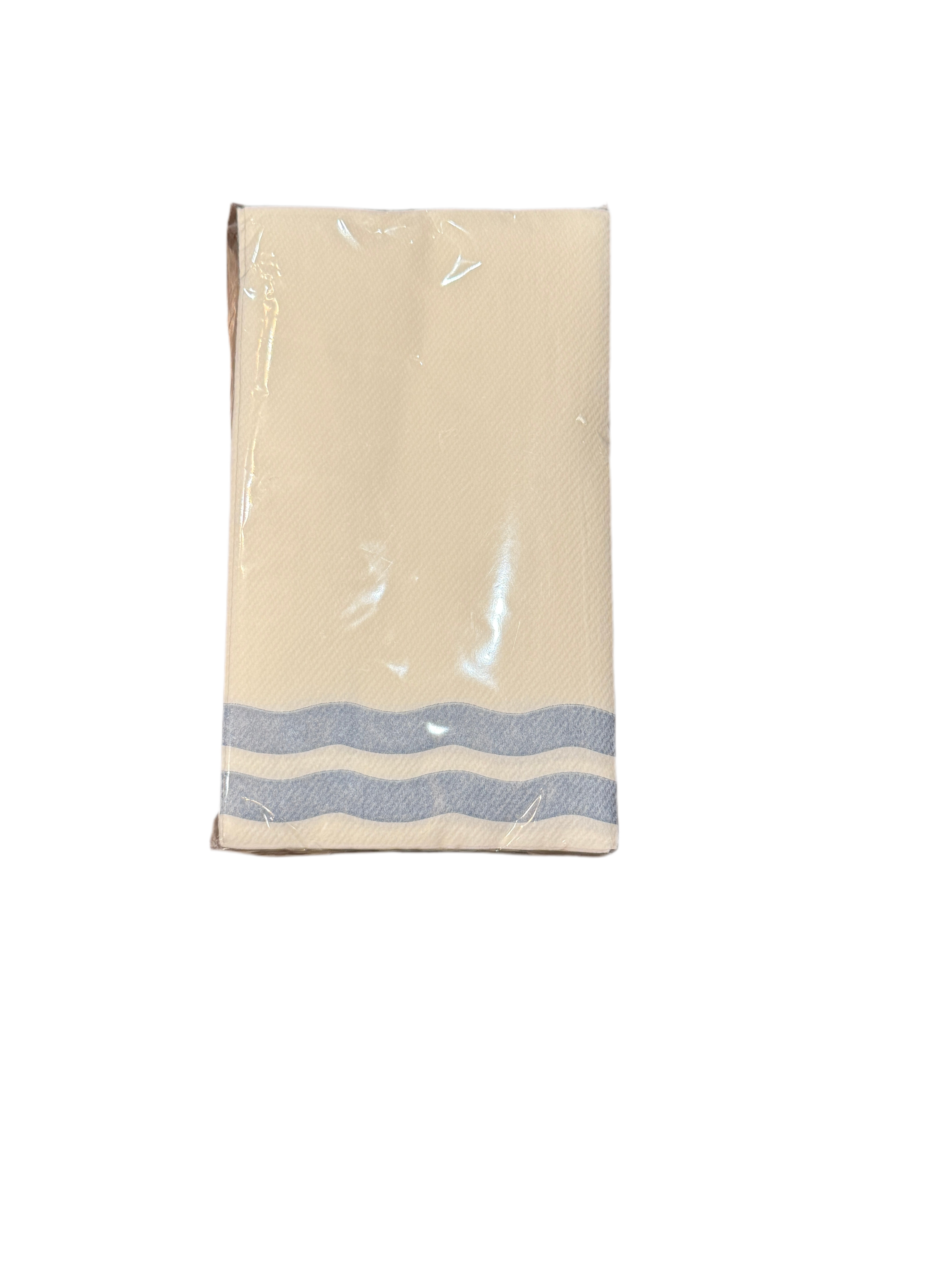 Sugar Paper White & Blue Striped Guest Napkins-Set of 20
