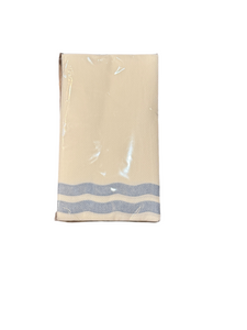 Sugar Paper White & Blue Striped Guest Napkins-Set of 20