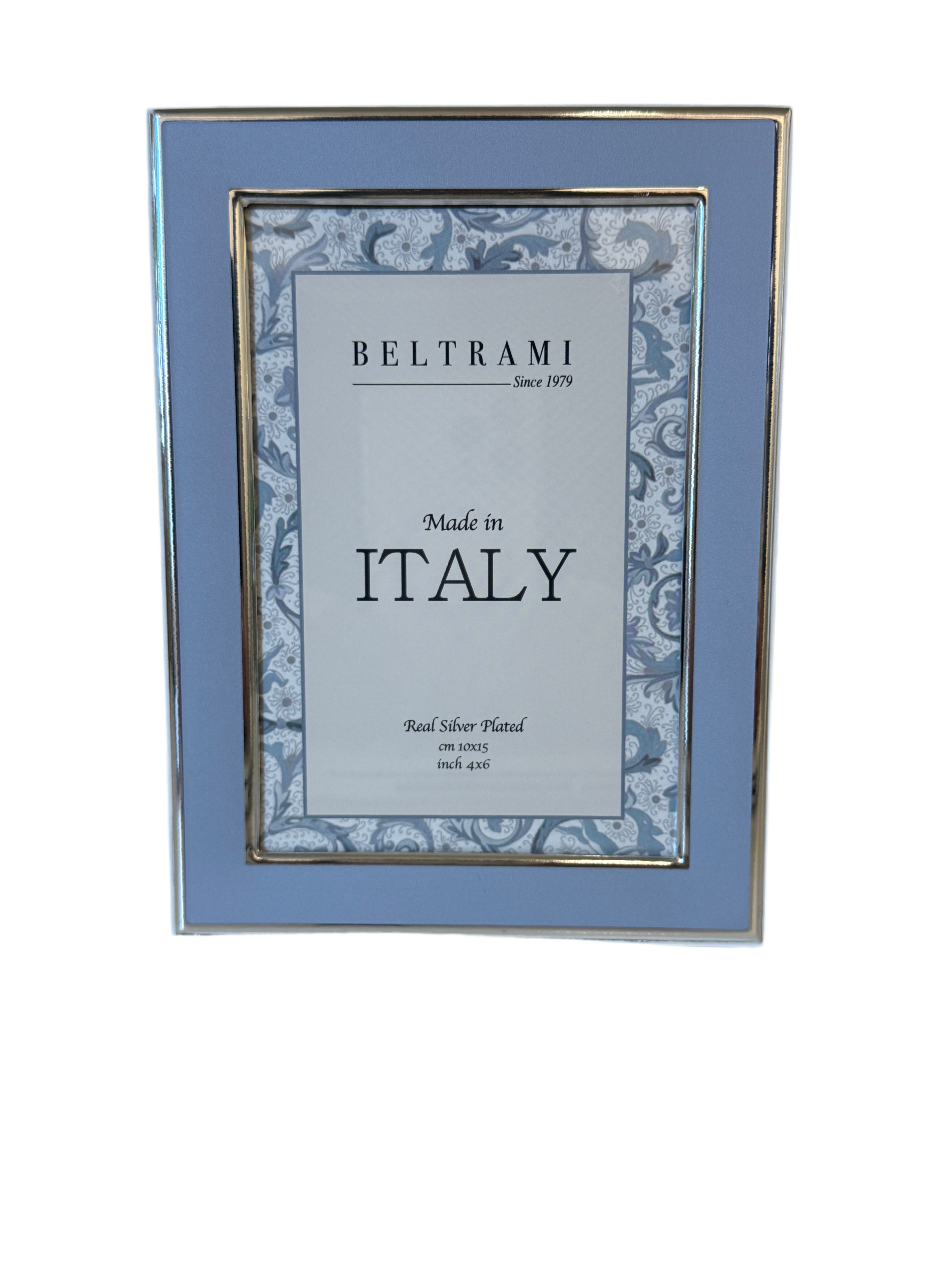 Beltrami Silver-Plated 4x6 Frame – Made in Italy