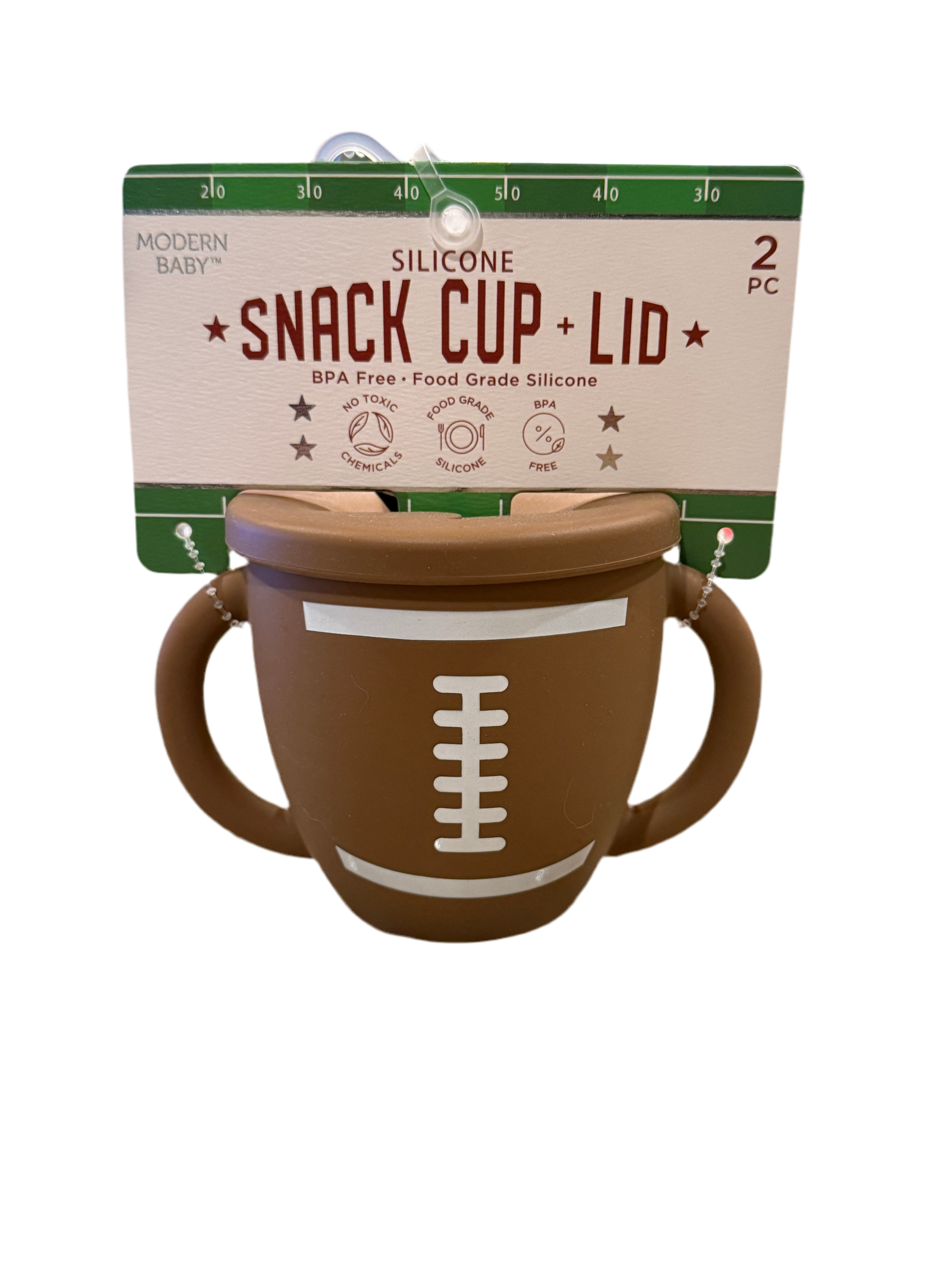 Modern Baby Football Silicon Snack Cup