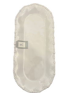 Rachel Ashwell Pearl Finish Melamine Platter – 17" x 8"