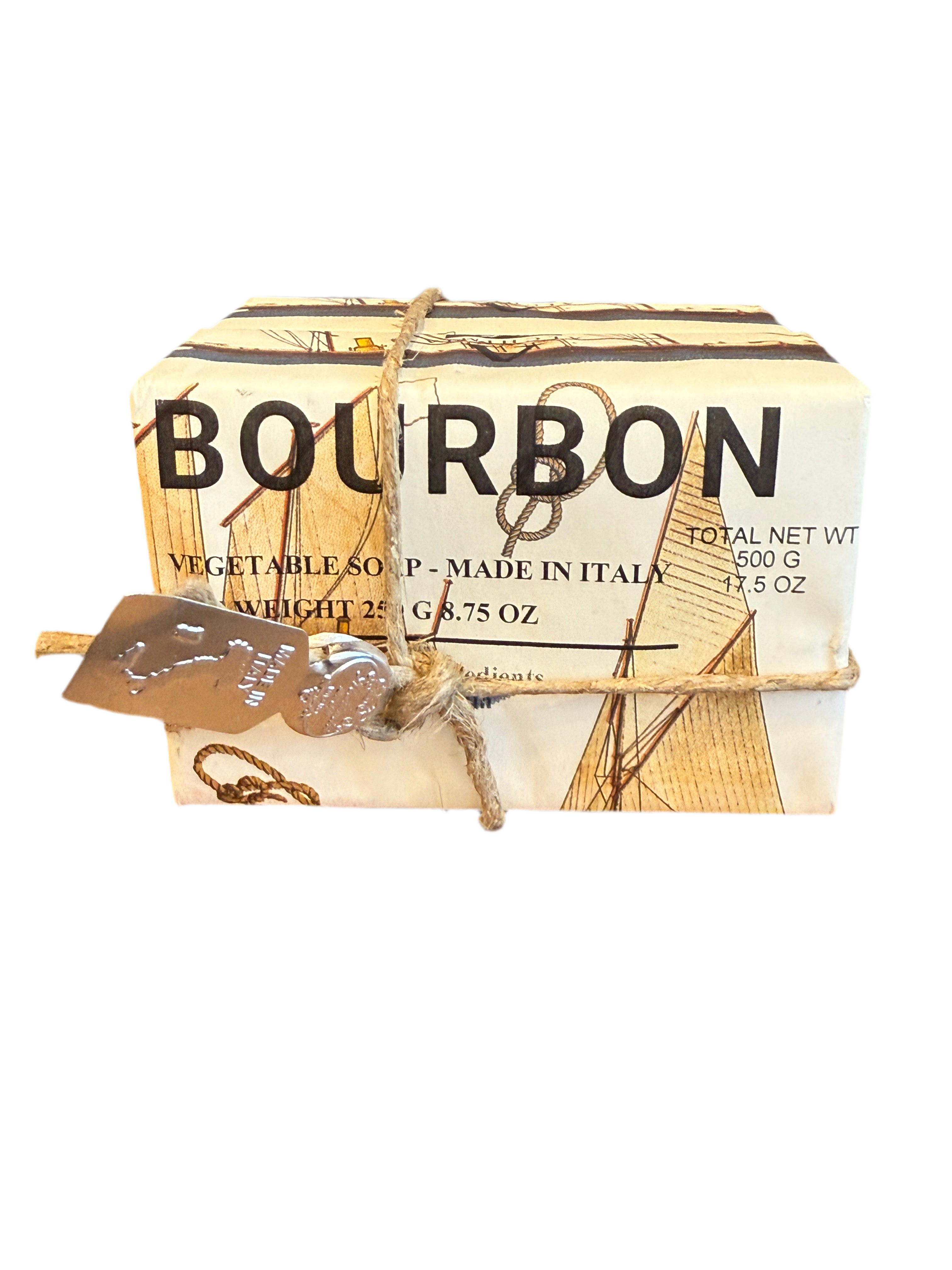 Bourbon Vegetable Soap-made in Italy (set of 2)