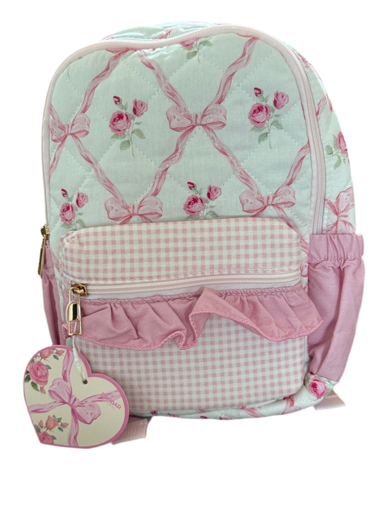 Danbar Global Bow Backpack Kids Pink White