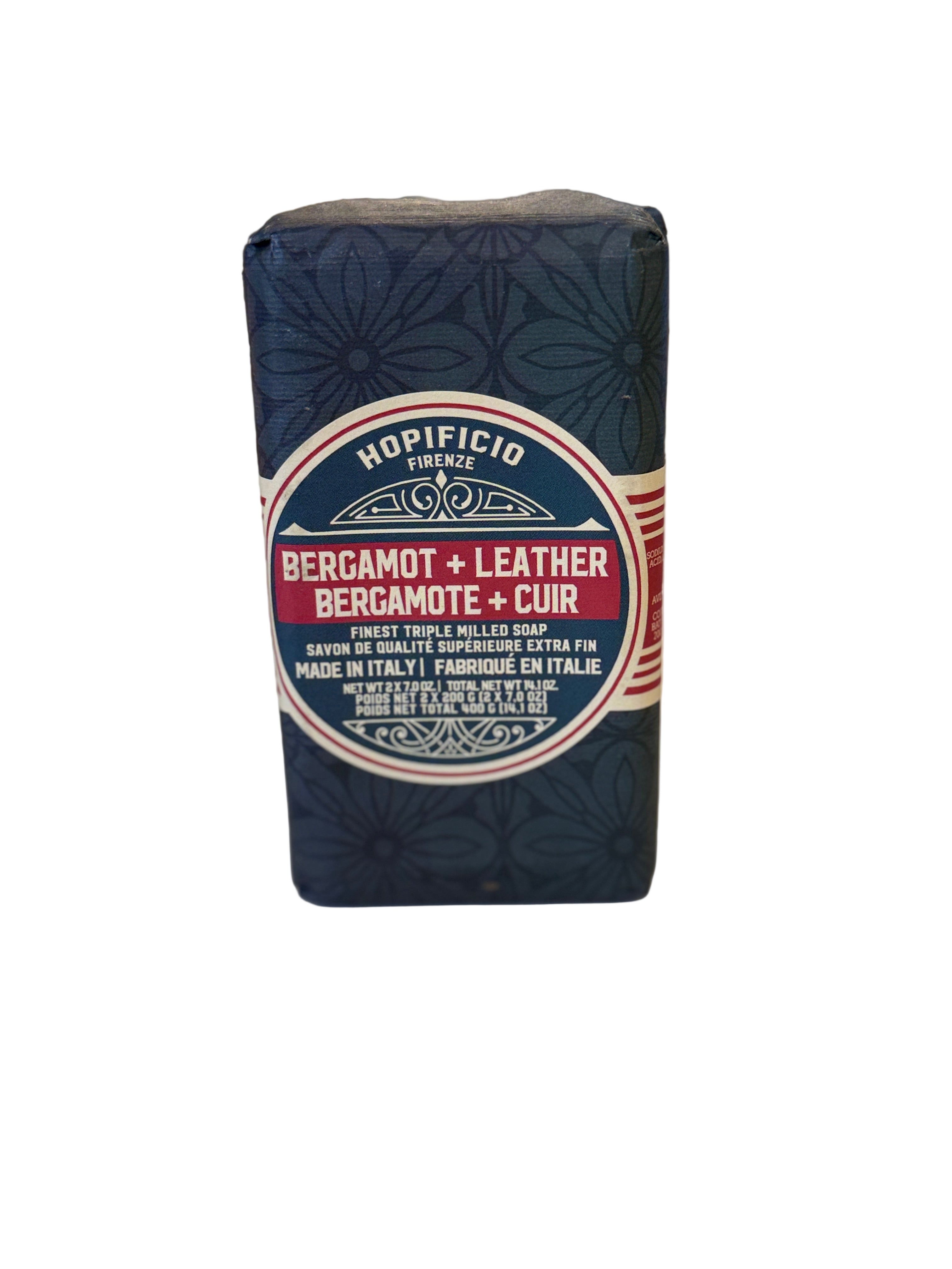 Hopificio Bergamot & Leather Soap (set of 2)