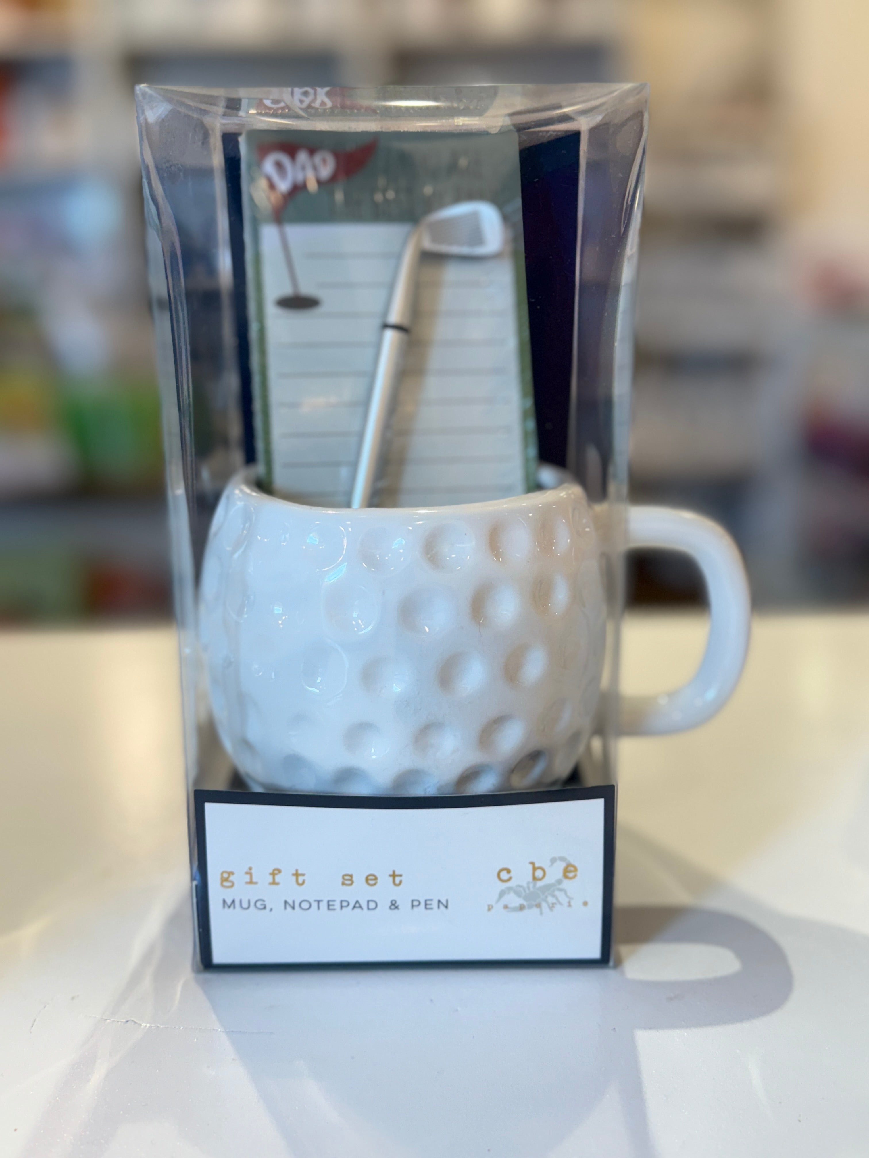 Dad Golf Gift Set- Mug, Notepad and Pen