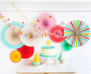 My Mind's Eye-Hip Hip Hooray Party Fans Set