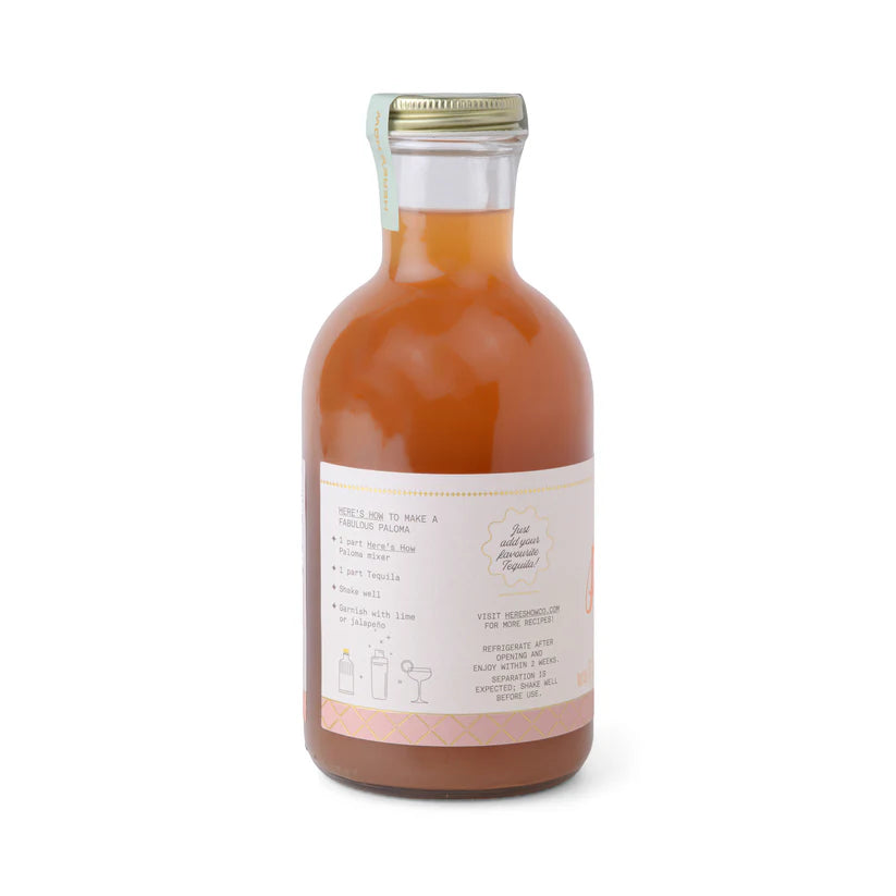 Here's How- Paloma Cocktail Mixer