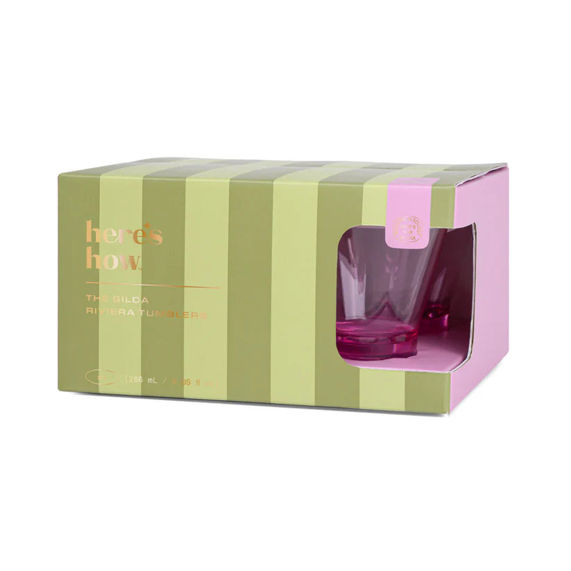 Here's How- The Gilda Riviera Tumblers