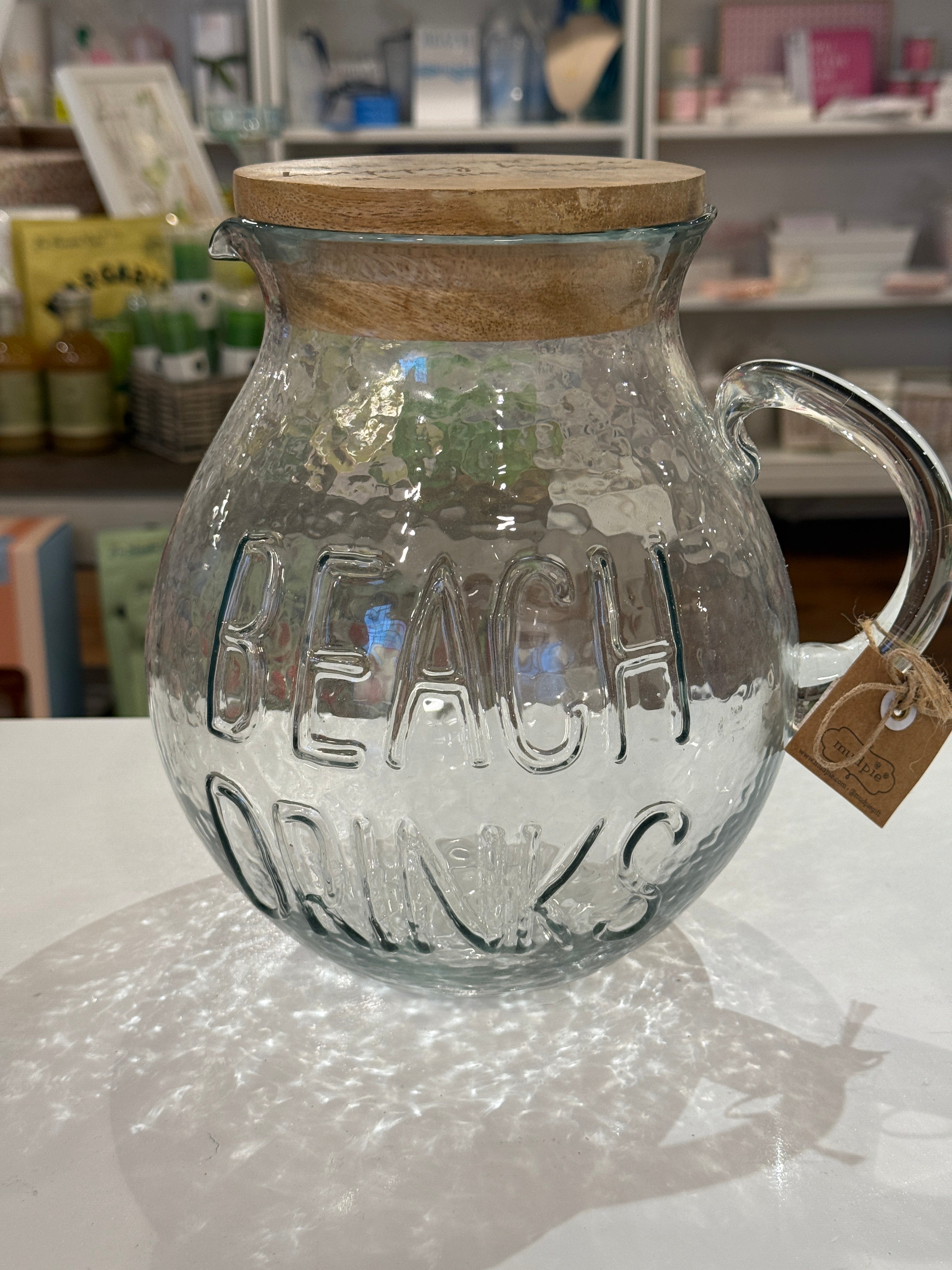 Mud Pie Beach Drinks Pitcher