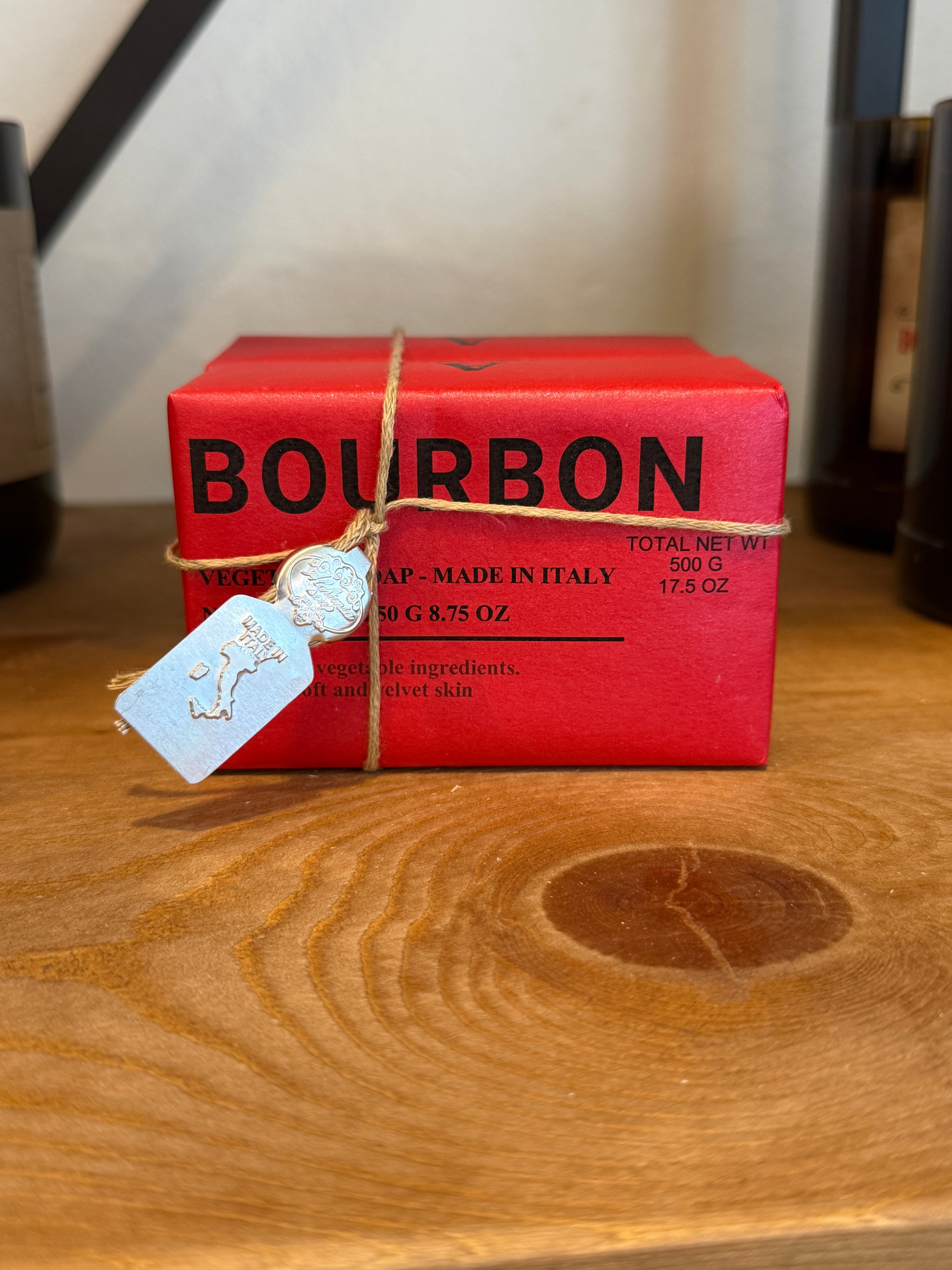 Bourbon Vegetable Soap-made in Italy (set of 2)