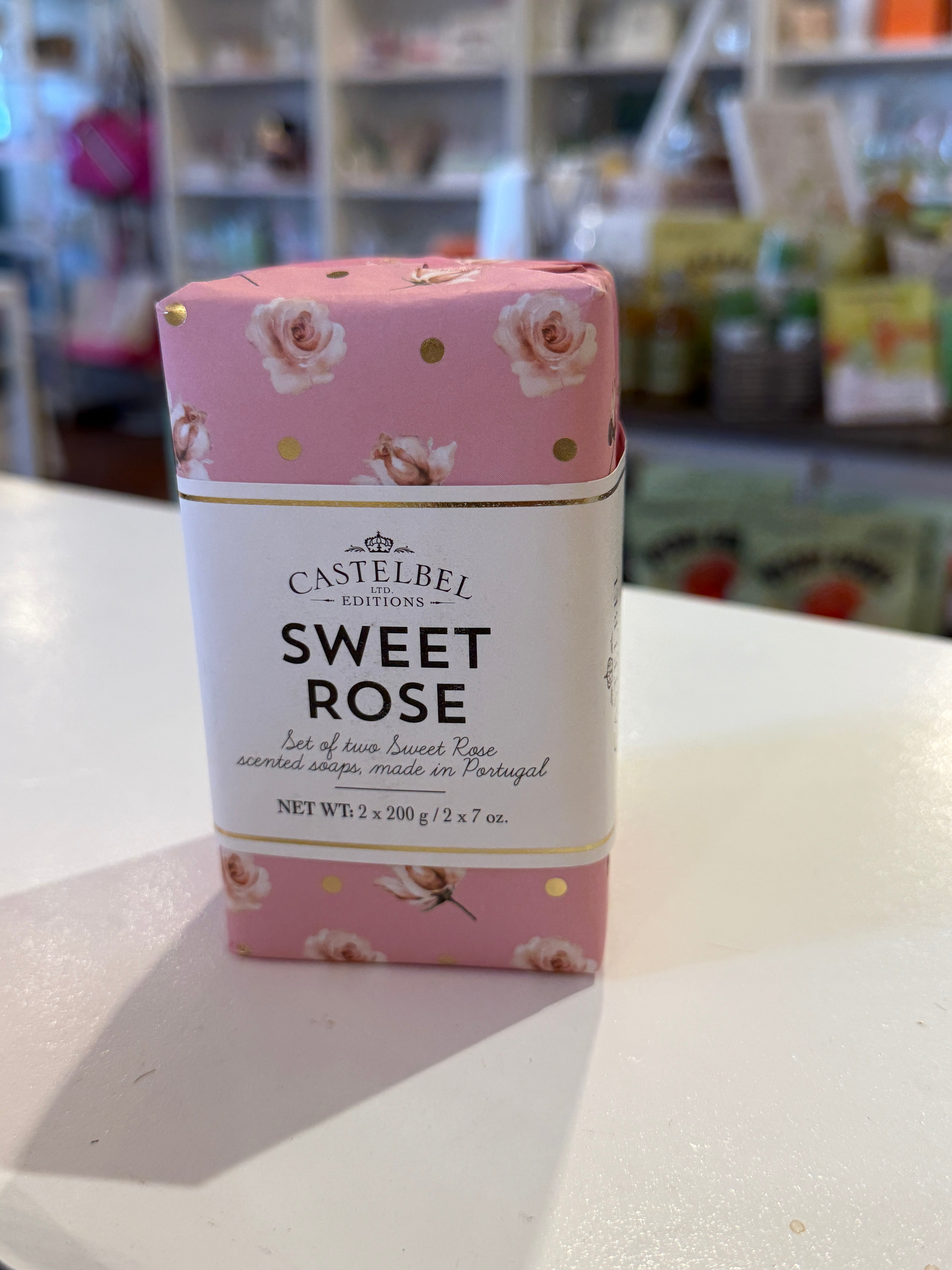 Sweet Rose set of 2 Bar Soap
