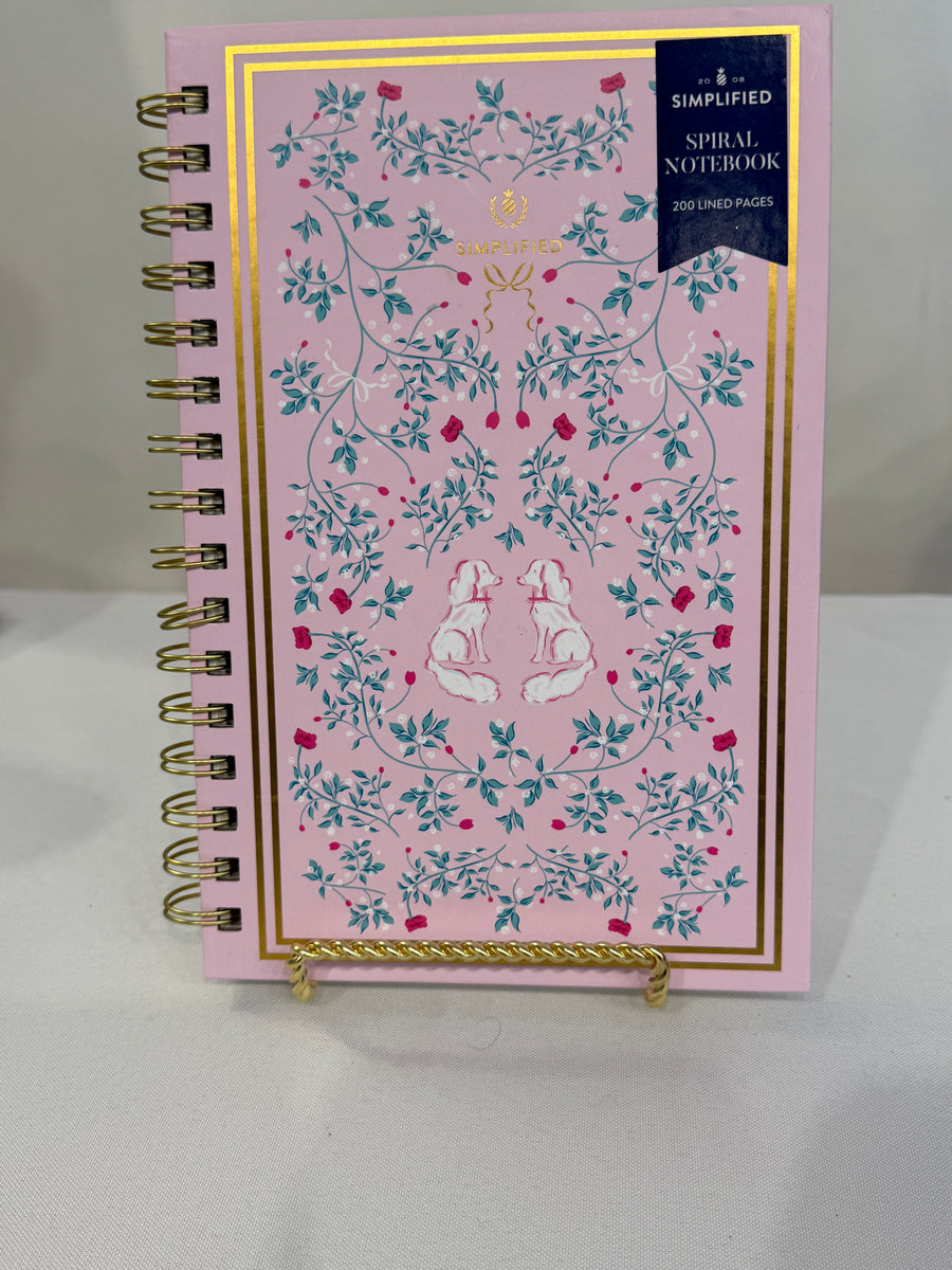 Simplified Spiral Notebook – The Sparkling Hostess