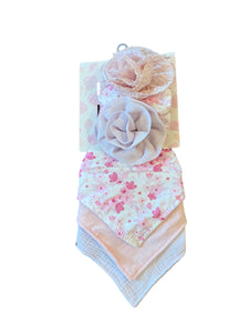 Ava Olivia Head Band and Bib Set
