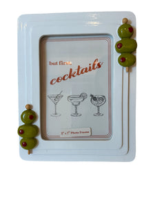 But First, Cocktails 5x7 Photo Frame