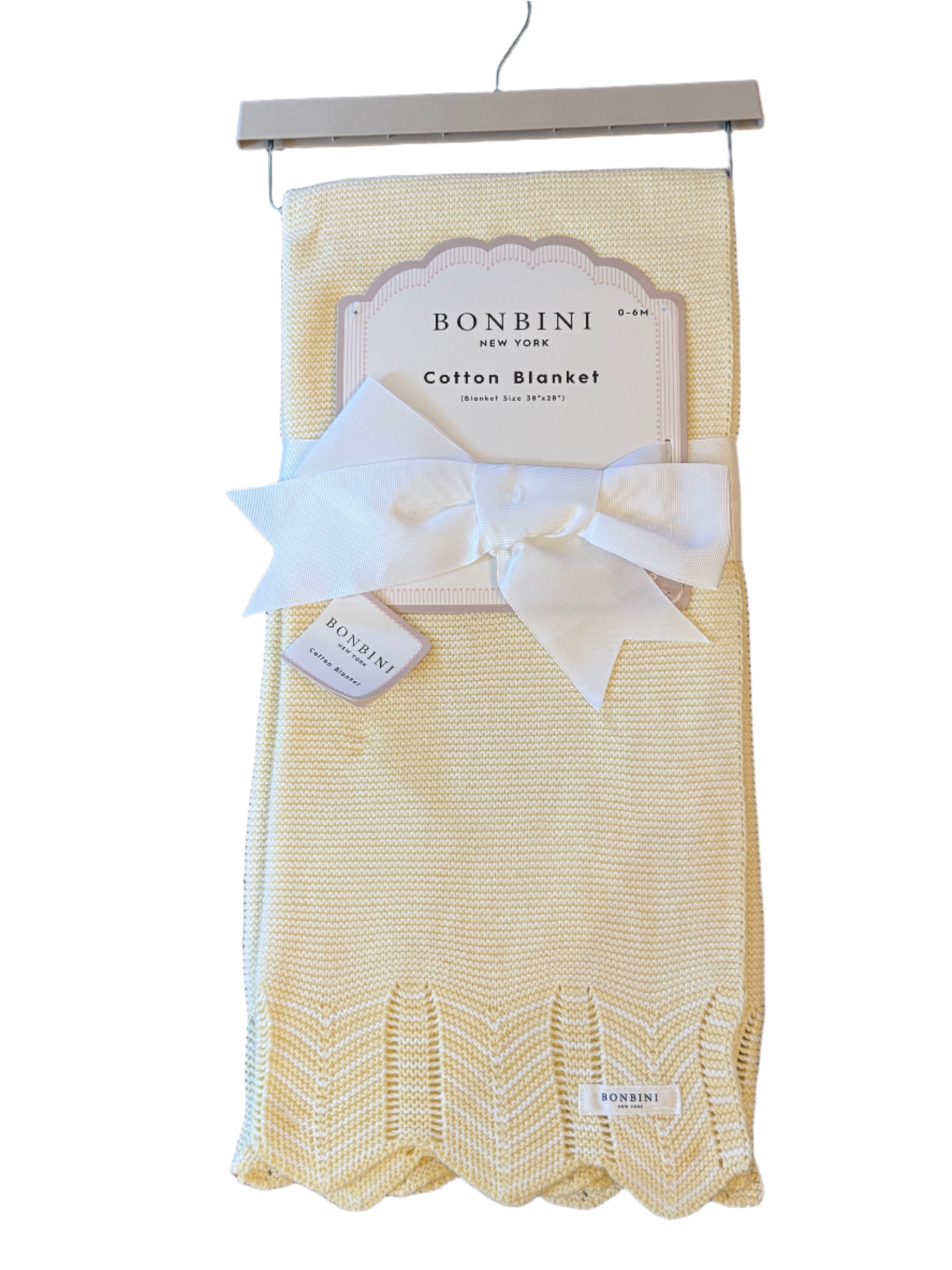 Bonbini Cotton Baby Blanket –Yellow