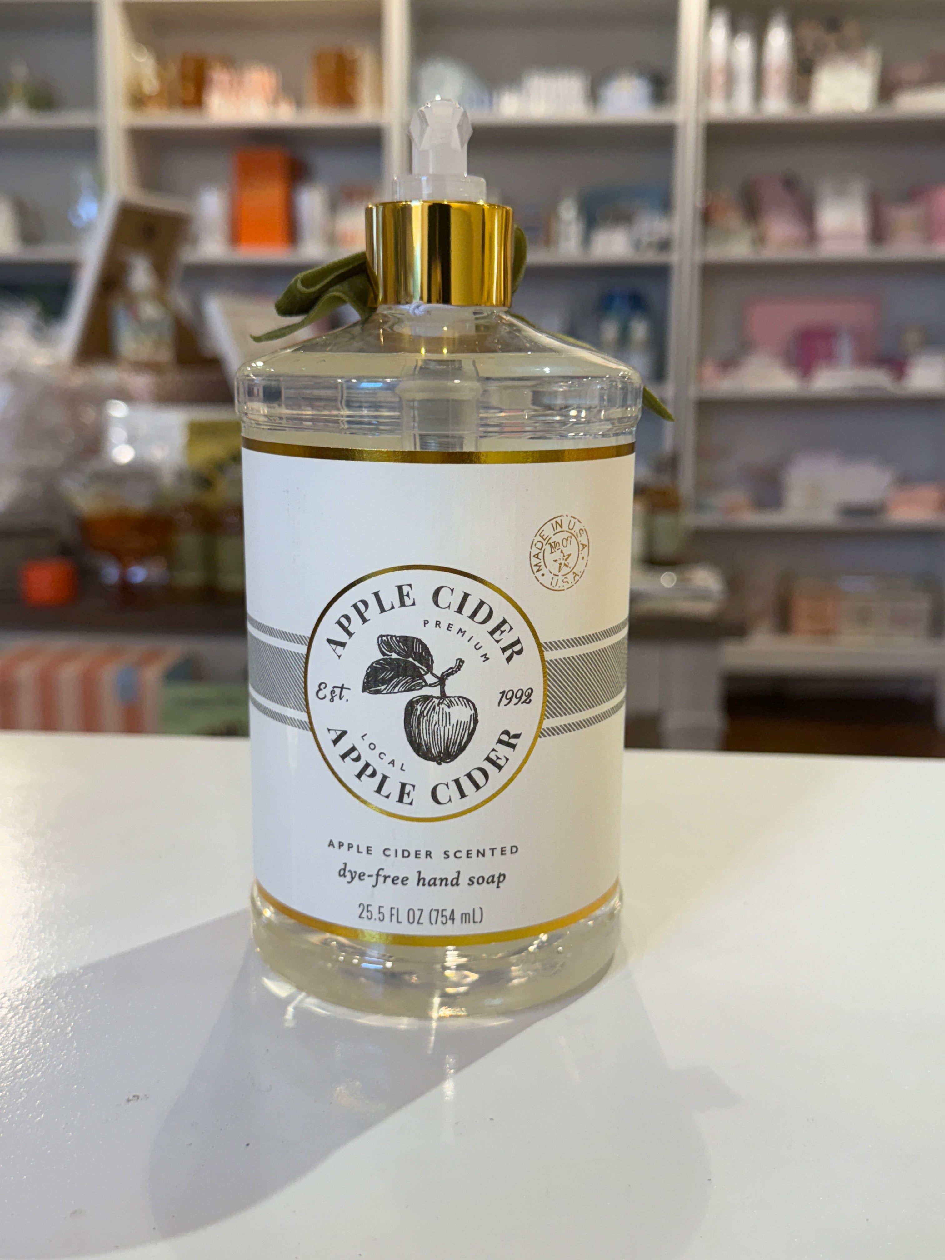 Apple Cider Hand Soap – 25.5 fl oz (Dye-Free)